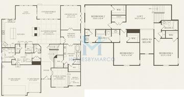 Photos of the Meadowview model in the Hawthorn Hills subdivision in Hawthorn Woods, IL
