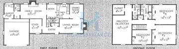 Photos of the Williamsburg model in the Lincolnshire Square subdivision in Lincolnshire, IL