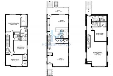 Photos of the Type C model in the Bridgeport Collection subdivision in Chicago, IL