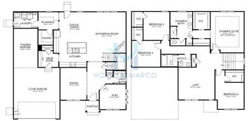 Photos of the Goodwin model in the Woodland Hills subdivision in Lakewood, IL