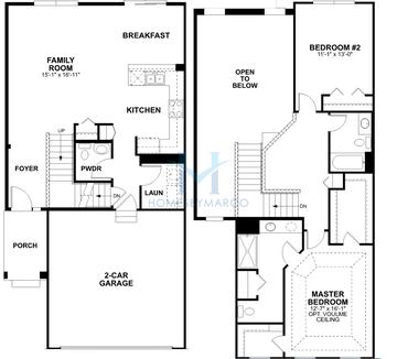 Photos of the Abbott model in the Sedgwick subdivision in Naperville, IL