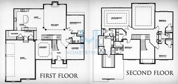 Photos of the Alicia model in the Highland Woods subdivision in Elgin, IL