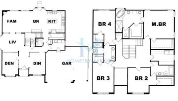 Photos of the Katherine model in the Green Acres subdivision in Downers Grove, IL