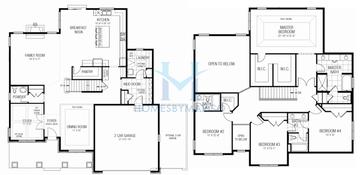 Photos of the Brighton model in the Lexington Towne subdivision in Arlington Heights, IL