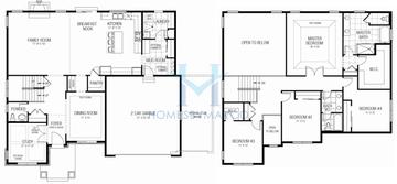 Photos of the Arlington model in the Lexington Towne subdivision in Arlington Heights, IL