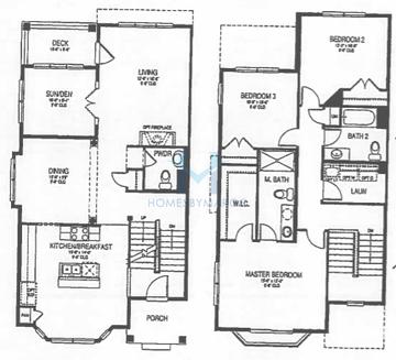 Photos of the Danbury model in the Westgate at the Glen subdivision in Glenview, IL