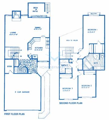 Photos of the Broadmoor model in the Lake Barrington Shores subdivision in Barrington, IL