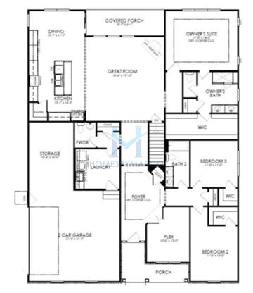 Photos of the Wynfield model in the Stonebrook subdivision in Elgin, IL