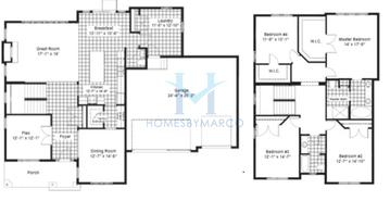 Photos of the Ardmore model in the Stewart Ridge subdivision in Plainfield, IL