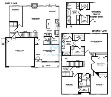 Photos of the Cape Ann model in the Playa Vista subdivision in Plainfield, IL