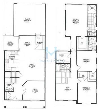 Photos of the Berkshire model in the Hawthorn Trails subdivision in Hawthorn Woods, IL