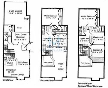 Photos of the Plymouth model in the Washington Village subdivision in Grayslake, IL
