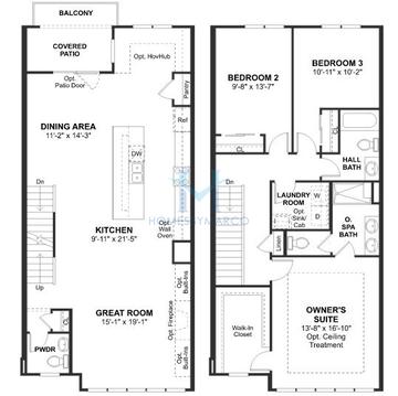 Photos of the Superior model in the Parkside of Libertyville subdivision in Libertyville, IL