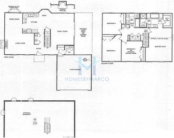 Photos of the Middlebury model in the Vintage subdivision in Buffalo Grove, IL