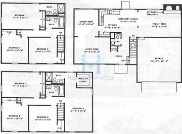 Photos of the Arlington model in the Strathmore subdivision in Buffalo Grove, IL