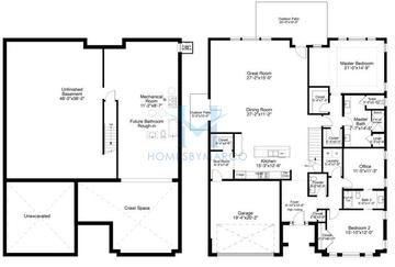 Photos of the Brookhill model in the Heritage subdivision in Highland Park, IL