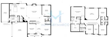 Photos of the Hampshire model in the Ashwood Park subdivision in Naperville, IL
