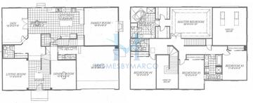 Photos of the Rutherford model in the Greggs Landing subdivision in Vernon Hills, IL