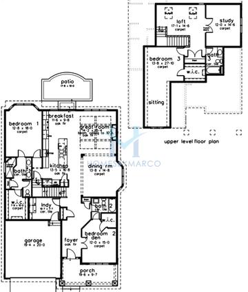 Photos of the Harrison model in the Fisher Farm subdivision in Winfield, IL