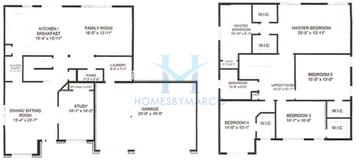 Photos of the Honeysuckle model in the Creekside Crossing subdivision in Plainfield, IL