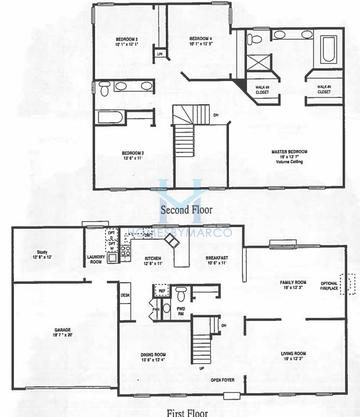 Photos of the Oakmont model in the Pinewood Creek subdivision in Grayslake, IL