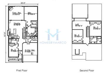 Photos of the Greenwich model in the Charleton subdivision in Orland Park, IL