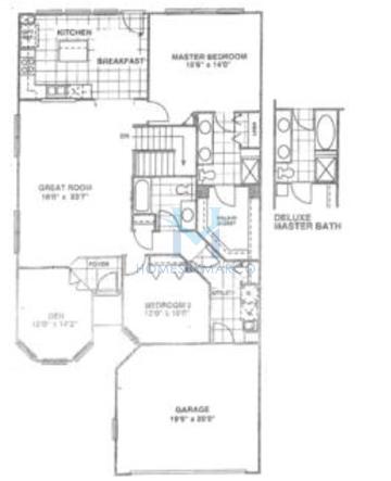 Photos of the Bloomingdale model in the Central Park subdivision in Carol Stream, IL
