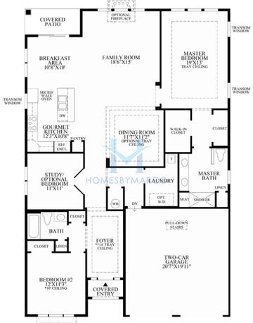 Photos of the Binghampton model in the Bowes Creek Country Club subdivision in Elgin, IL