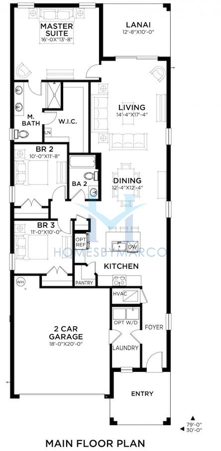 Photos of the Alicante model in the Hawkstone subdivision in Lithia, FL