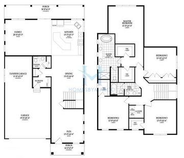 Photos of the Arborgate model in the Hawthorn Trails subdivision in Hawthorn Woods, IL