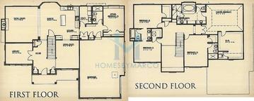 Photos of the Bentley model in the Highland Woods subdivision in Elgin, IL