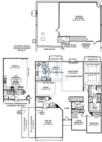 Photos of the Geneva model in the Heron Creek subdivision in Sycamore, IL