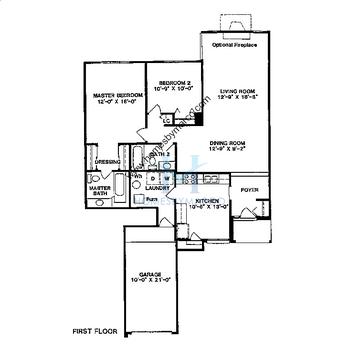 Photos of the 101 model in the Riva Ridge subdivision in Libertyville, IL