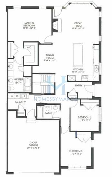 Photos of the Capri model in the Estates of Montefiori subdivision in Lemont, IL