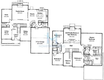 Photos of the Sycamore model in the Ginger Woods subdivision in Aurora, IL