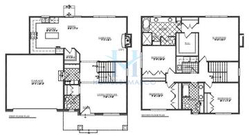 Photos of the Normandy model in the Woodland Hills subdivision in Lakewood, IL