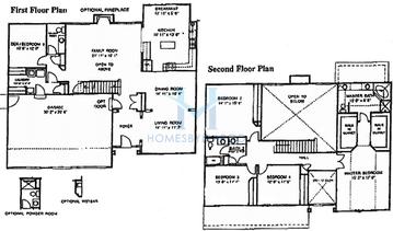 Photos of the Highland model in the Boulder Ridge Greens subdivision in Lake in the Hills, IL