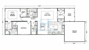 Photos of the Jefferson Park model in the Saddlebrook Farms subdivision in Grayslake, IL