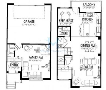 Photos of the Canterbury model in the Park Place Of Geneva subdivision in Geneva, IL