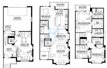 Photos of the Ashton model in the Park Place Of Geneva subdivision in Geneva, IL