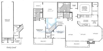 Photos of the Brantley model in the Patriot Commons at the Glen subdivision in Glenview, IL