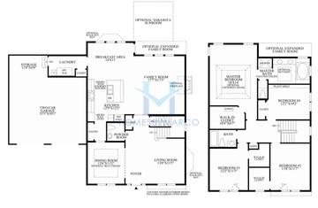 Photos of the Parker Manor model in the Bowes Creek Country Club subdivision in Elgin, IL