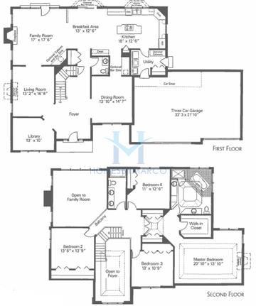 Photos of the Edgewater model in the Lakeview subdivision in Barrington, IL
