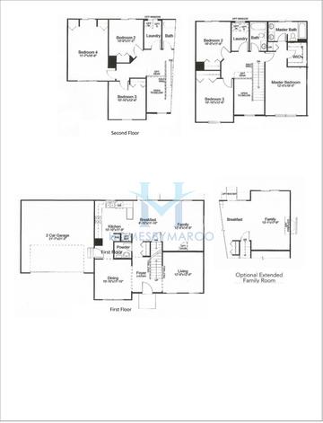 Photos of the Glidden model in the Devonaire Farms subdivision in DeKalb, IL