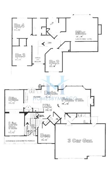 Photos of the Whitehaven model in the Kings Gate subdivision in Crystal Lake, IL