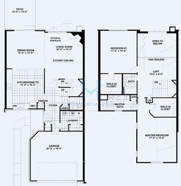 Photos of the Lennan II model in the Brookside Meadows subdivision in Tinley Park, IL