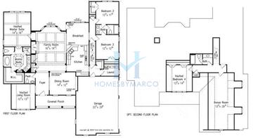 Photos of the Maplewood model in the Springbank subdivision in Plainfield, IL