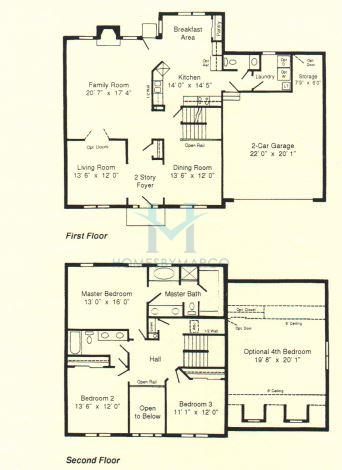 Photos of the Chatham model in the Washington Village subdivision in Grayslake, IL