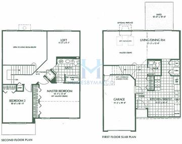 Photos of the Acadia model in the Rainier Woods subdivision in Fox Lake, IL