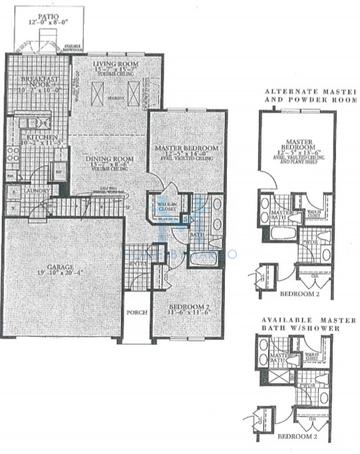 Photos of the Catalina model in the Windemere subdivision in Batavia, IL